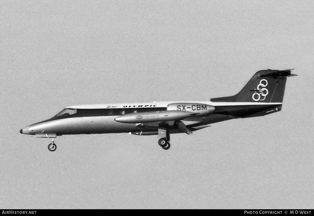 Aircraft Photo of SX-CBM | Gates Learjet 25C | Olympic | AirHistory.net #66387