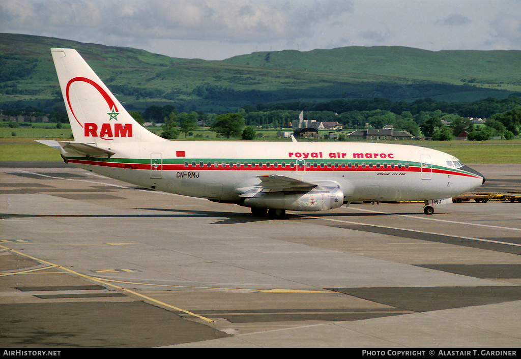 Aircraft Photo of CN-RMJ | Boeing 737-2B6/Adv | Royal Air Maroc - RAM | AirHistory.net #66394