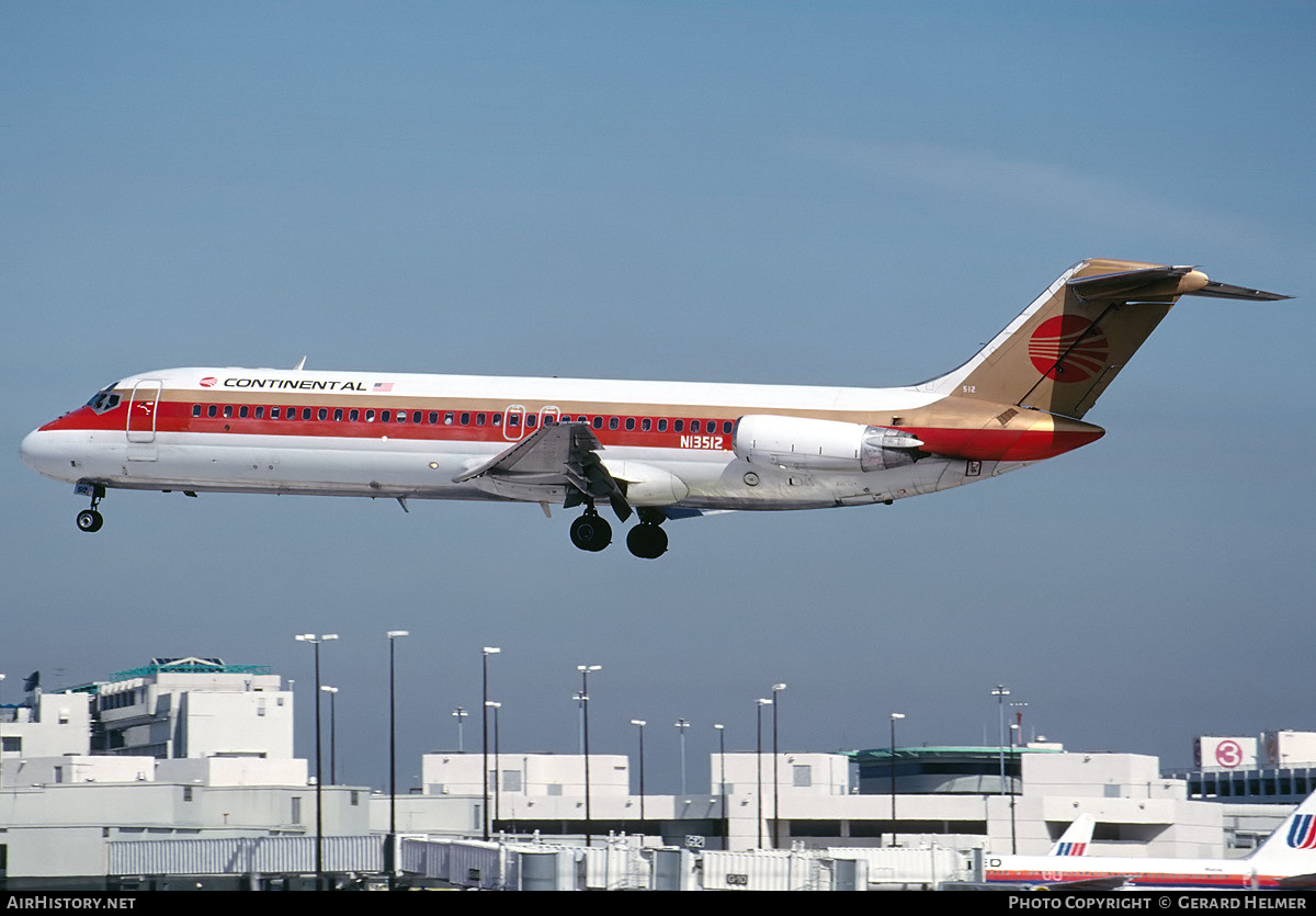 Aircraft Photo of N13512 | McDonnell Douglas DC-9-32 | Continental Airlines | AirHistory.net #66399