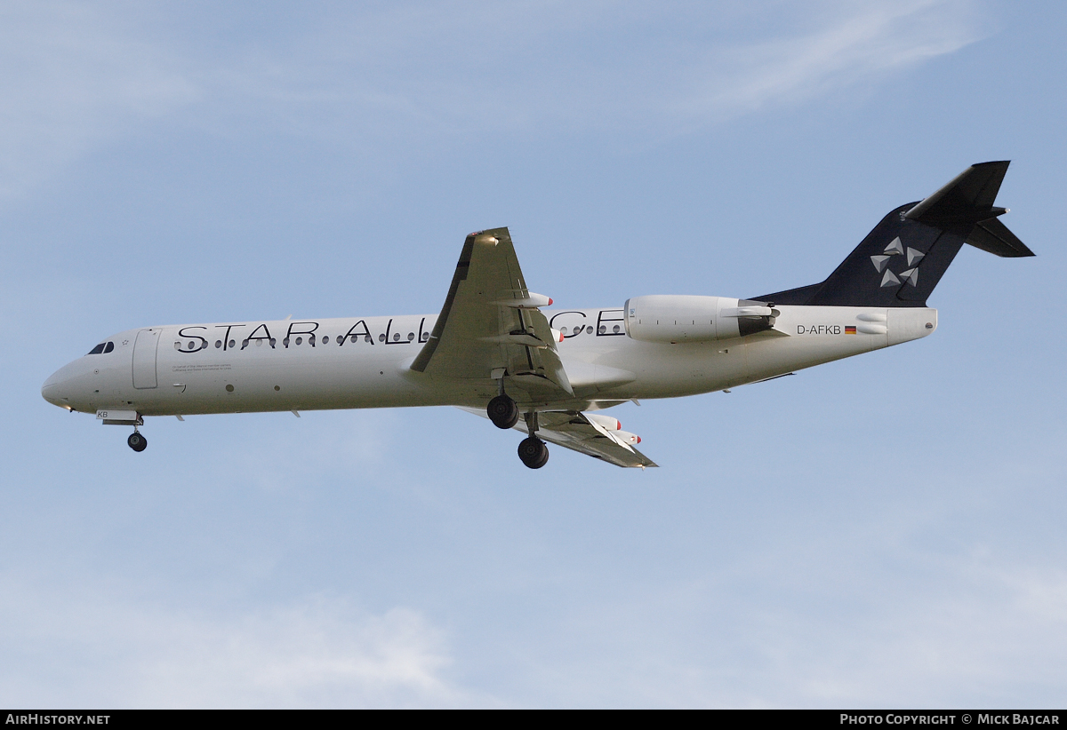 Aircraft Photo of D-AFKB | Fokker 100 (F28-0100) | Contact Air | AirHistory.net #66401