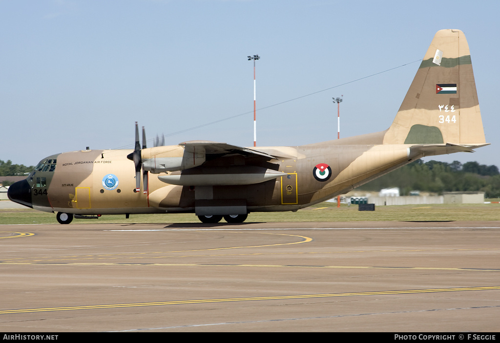 Aircraft Photo of 344 | Lockheed C-130H Hercules | Jordan - Air Force | AirHistory.net #66409