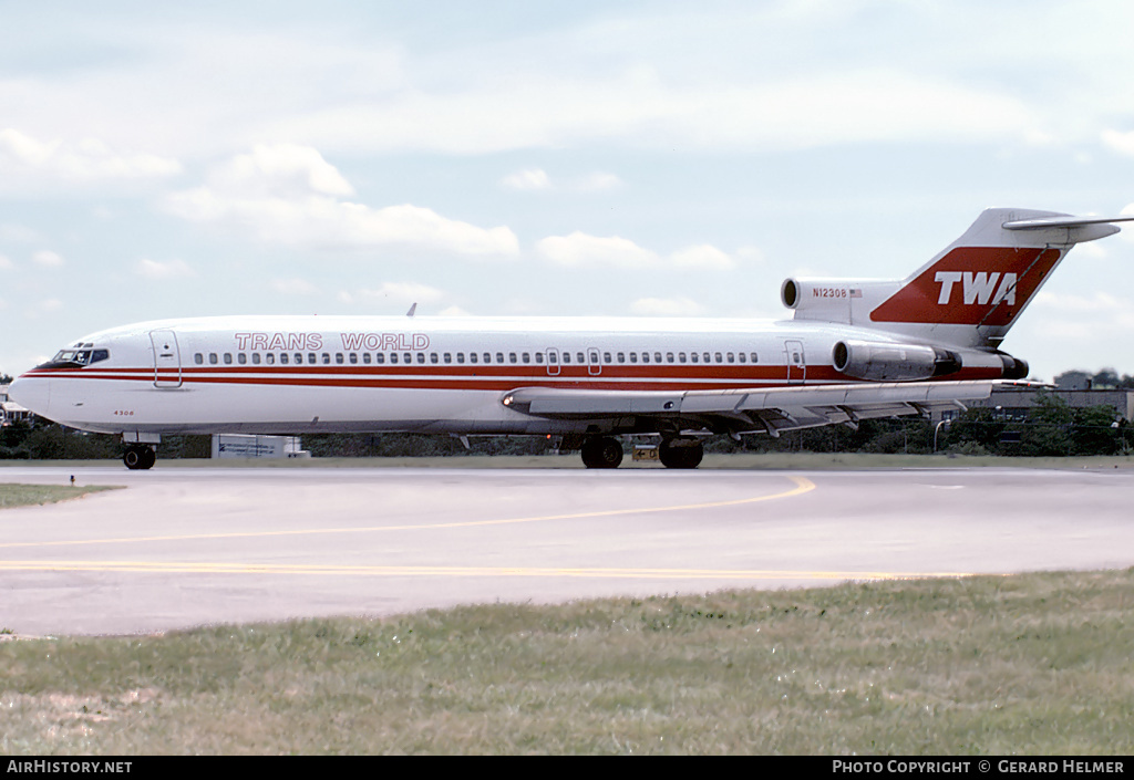 Aircraft Photo of N12308 | Boeing 727-231 | Trans World Airlines - TWA | AirHistory.net #66411