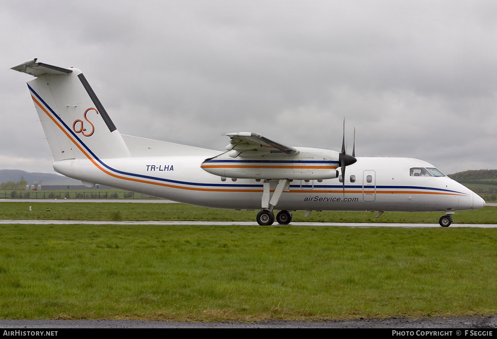 Aircraft Photo of TR-LHA | De Havilland Canada DHC-8-102 Dash 8 | Air Service Gabon | AirHistory.net #66436