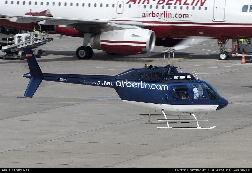Aircraft Photo of D-HWLL | Bell 206B-3 JetRanger III | Air Berlin | AirHistory.net #66442