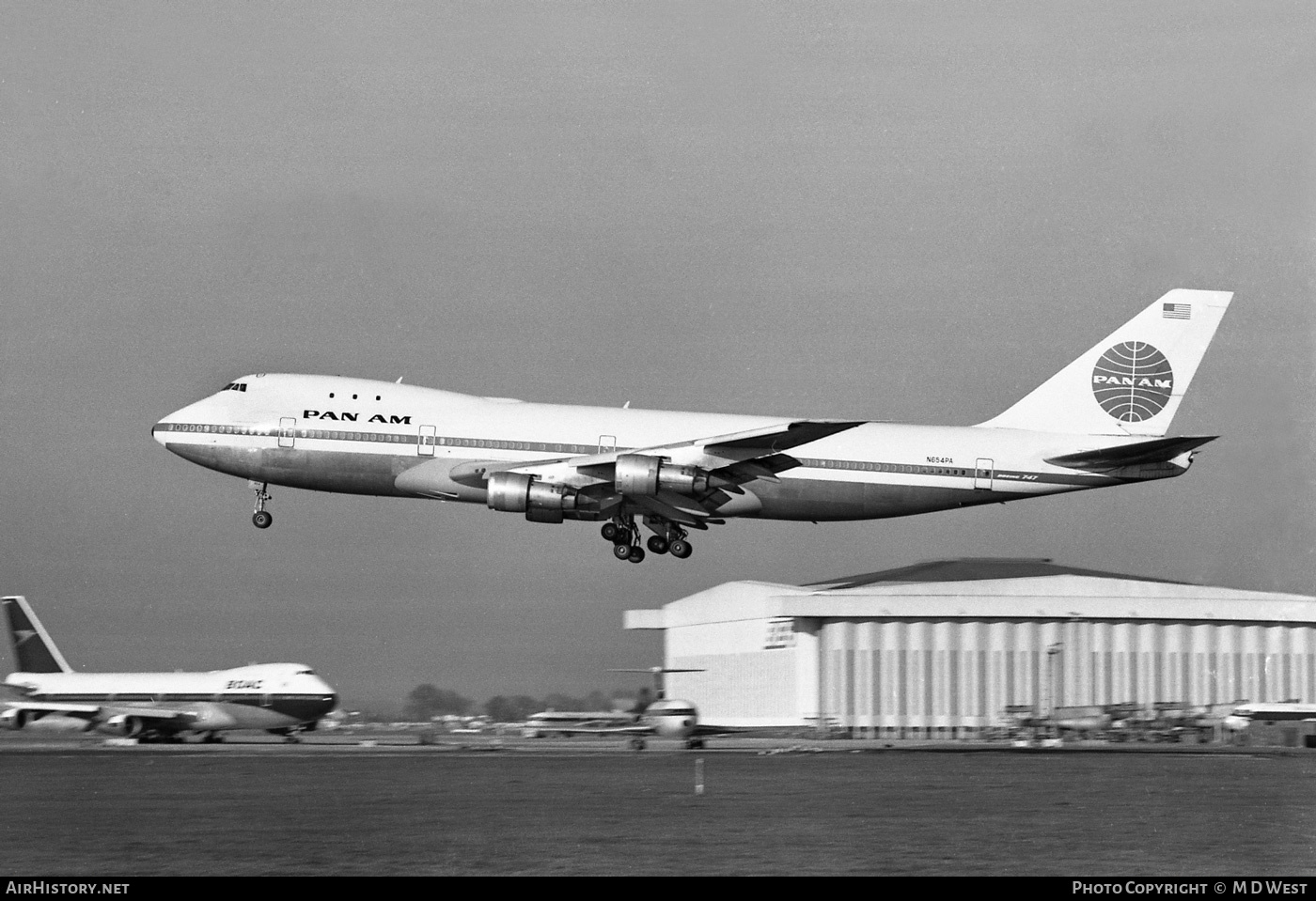 Aircraft Photo of N654PA | Boeing 747-121 | Pan American World Airways - Pan Am | AirHistory.net #66443