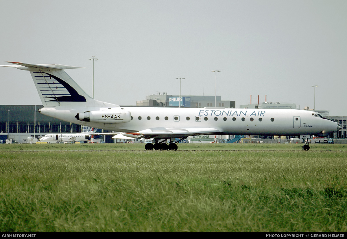 Aircraft Photo of ES-AAK | Tupolev Tu-134A | Estonian Air | AirHistory.net #66447