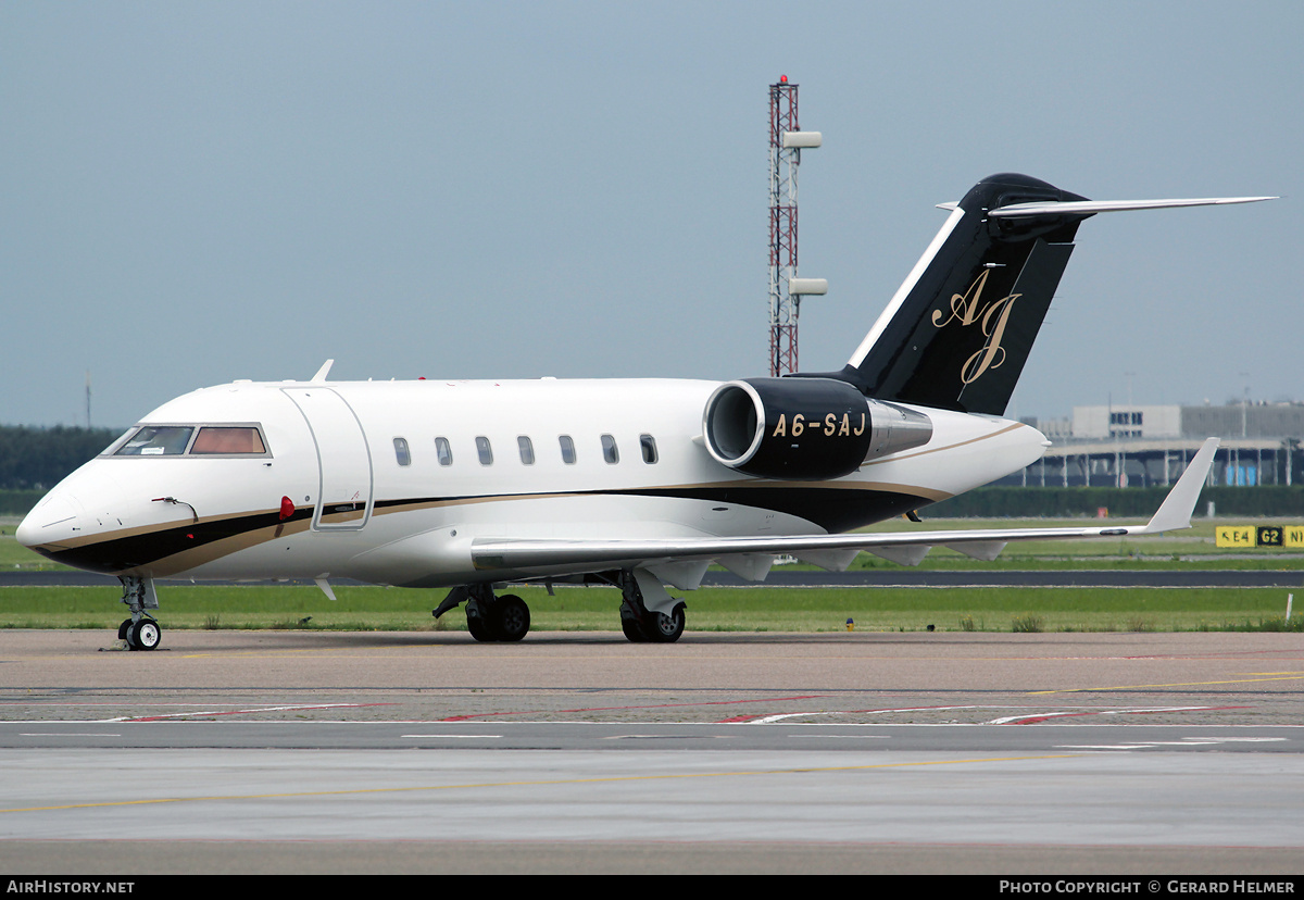 Aircraft Photo of A6-SAJ | Bombardier Challenger 605 (CL-600-2B16) | AirHistory.net #66448