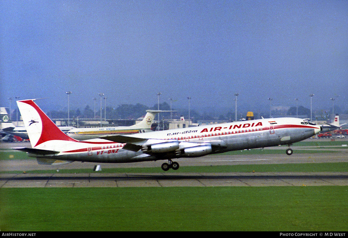 Aircraft Photo of VT-DNZ | Boeing 707-437 | Air India | AirHistory.net #66453