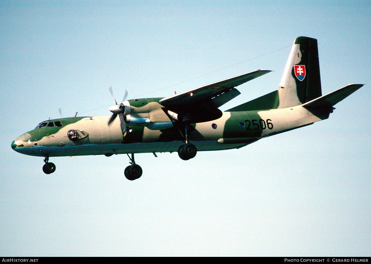 Aircraft Photo of 2506 | Antonov An-26 | Slovakia - Air Force | AirHistory.net #66458