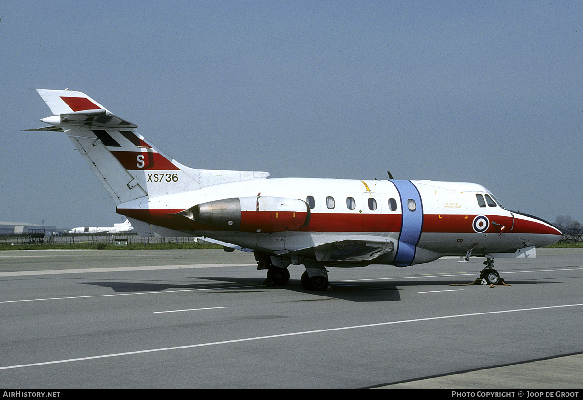 Aircraft Photo of XS736 | Hawker Siddeley HS-125-2 Dominie T1 | UK - Air Force | AirHistory.net #66465