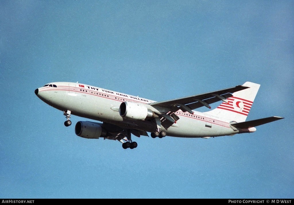 Aircraft Photo of TC-JCO | Airbus A310-203 | THY Türk Hava Yolları - Turkish Airlines | AirHistory.net #66475