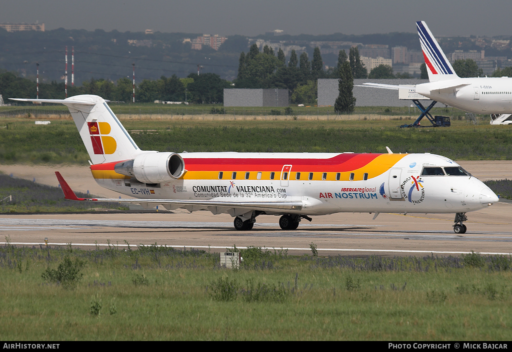 Aircraft Photo of EC-IVH | Bombardier CRJ-200ER (CL-600-2B19) | Iberia Regional | AirHistory.net #66481