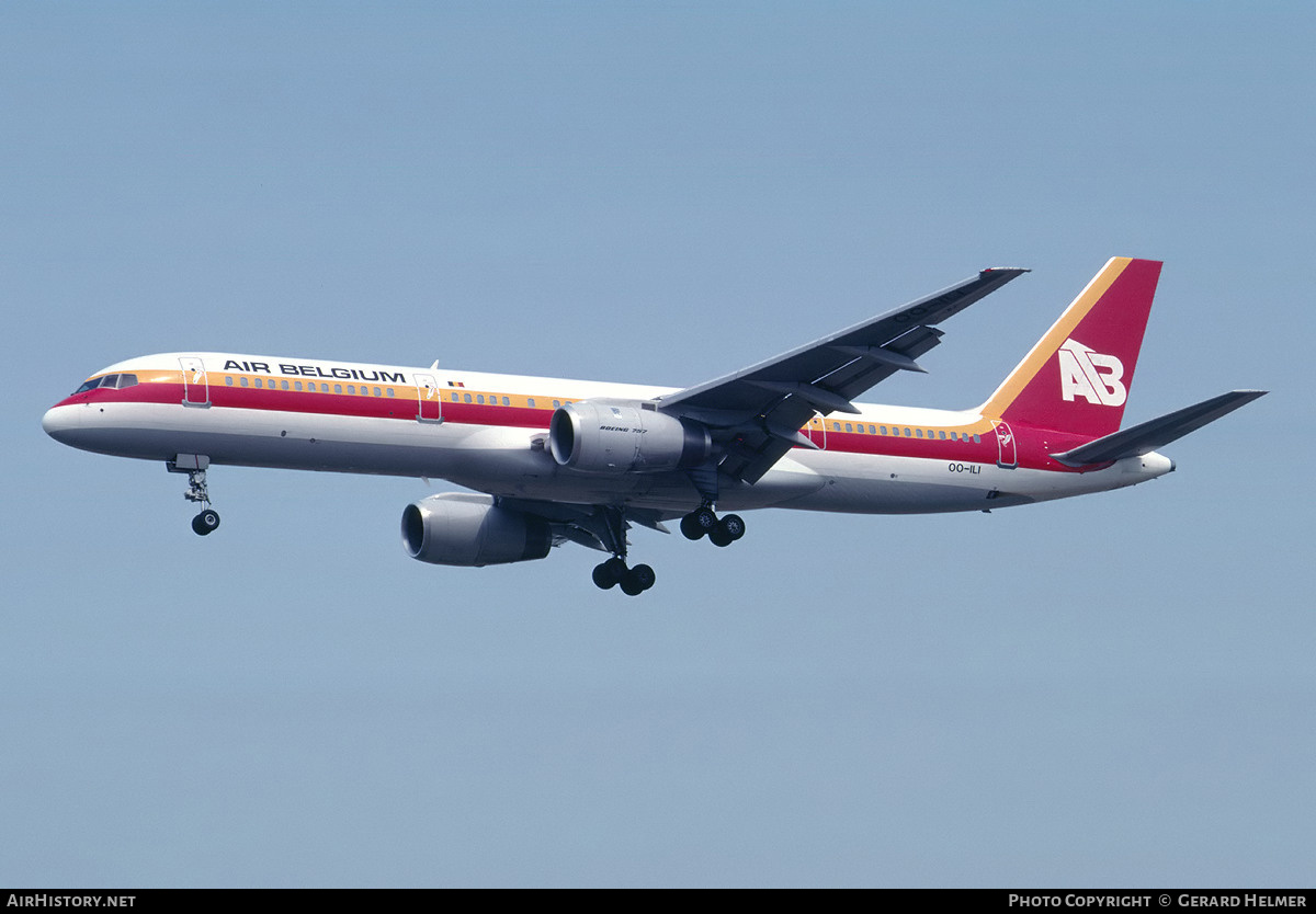 Aircraft Photo of OO-ILI | Boeing 757-23A | Air Belgium | AirHistory.net #66485