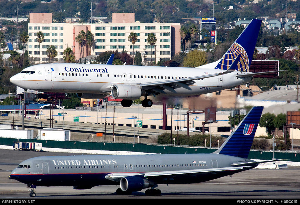 Aircraft Photo of N76265 | Boeing 737-824 | Continental Airlines | AirHistory.net #66502