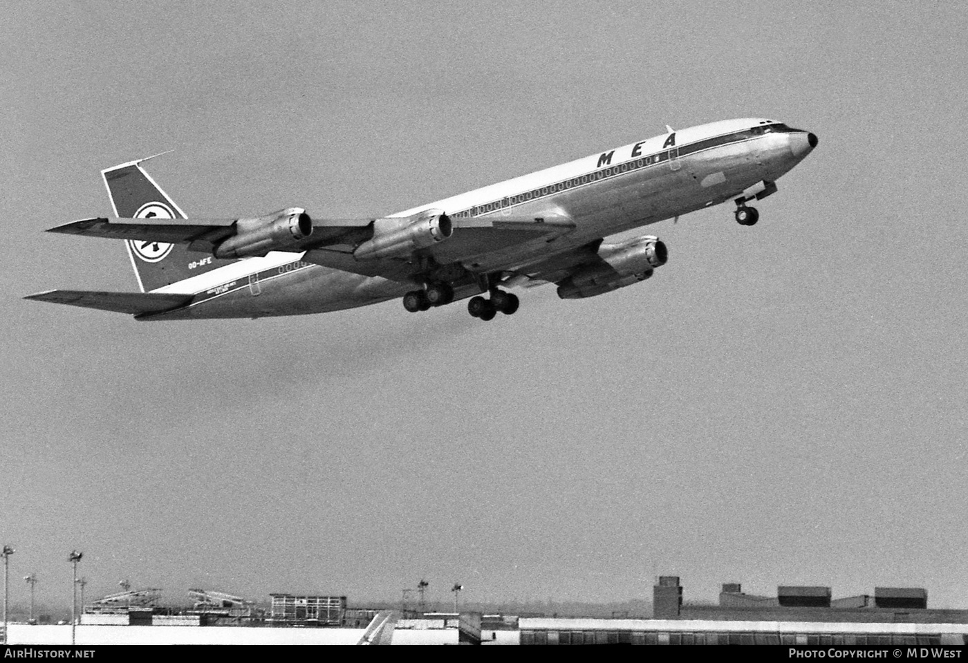 Aircraft Photo of OD-AFE | Boeing 707-3B4C | MEA - Middle East Airlines | AirHistory.net #66504