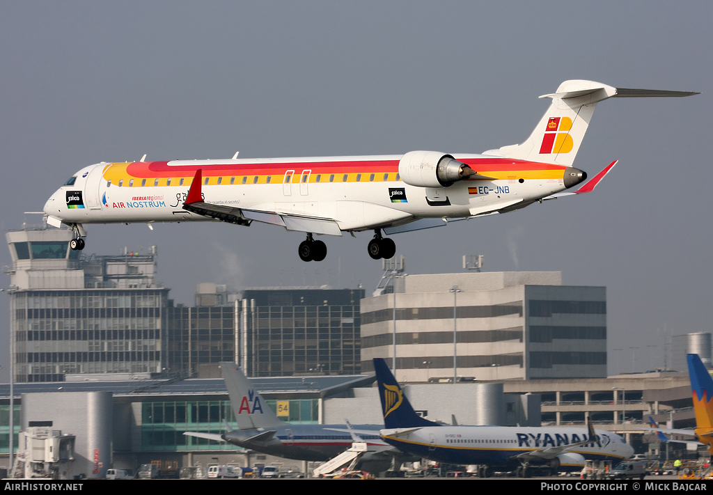 Aircraft Photo of EC-JNB | Bombardier CRJ-900 (CL-600-2D24) | Iberia Regional | AirHistory.net #66509