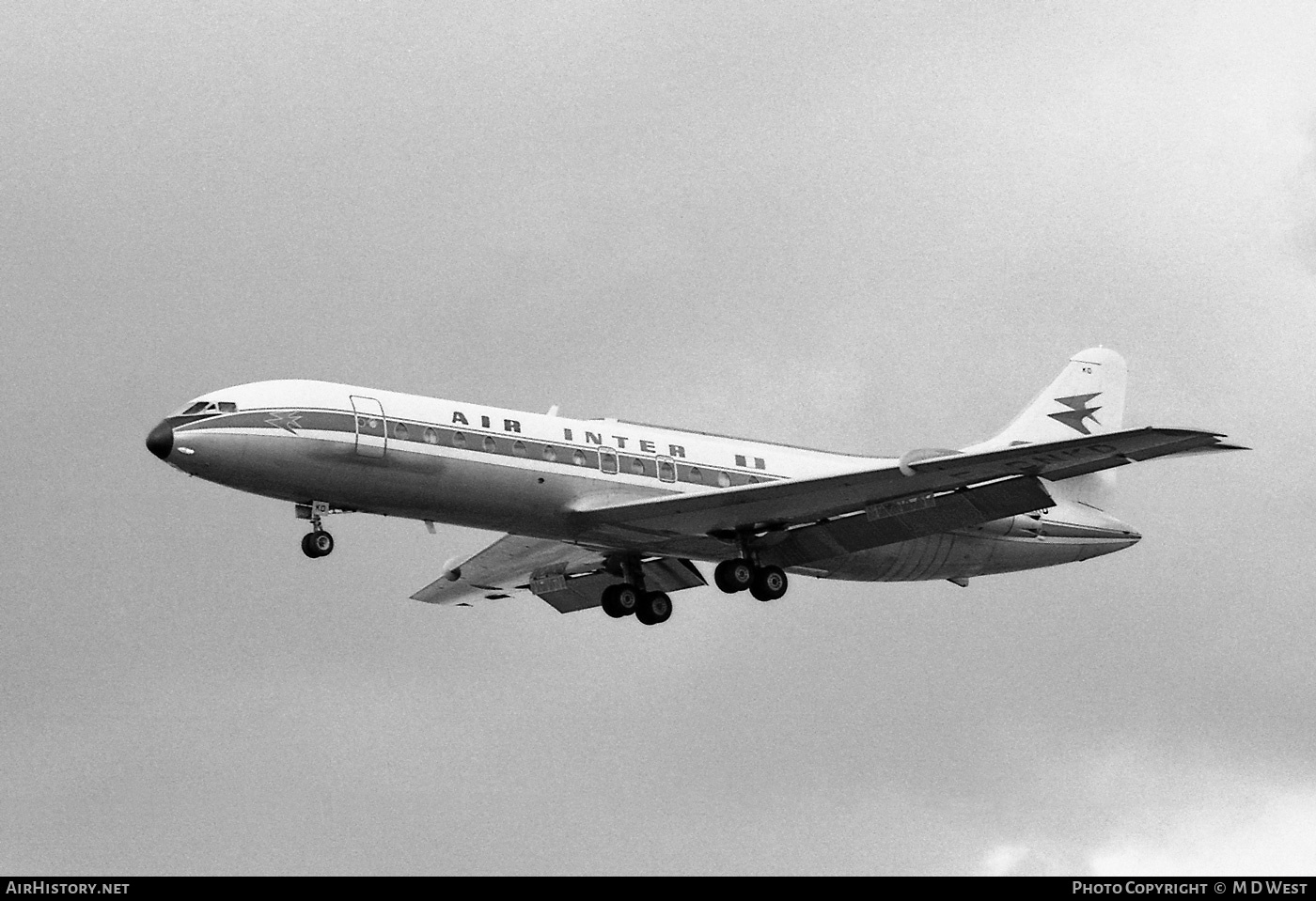 Aircraft Photo of F-BNKD | Sud SE-210 Caravelle III | Air Inter | AirHistory.net #66510