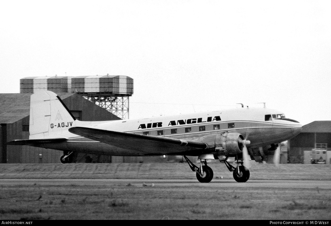 Aircraft Photo of G-AGJV | Douglas C-47A Dakota Mk.3 | Air Anglia | AirHistory.net #66521