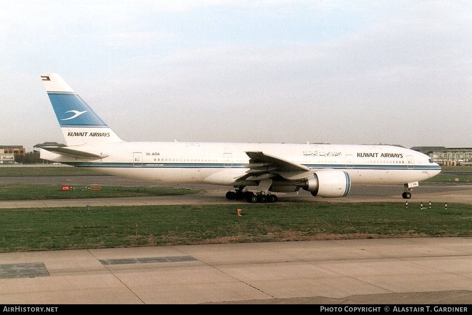 Aircraft Photo of 9K-AOA | Boeing 777-269/ER | Kuwait Airways | AirHistory.net #66526