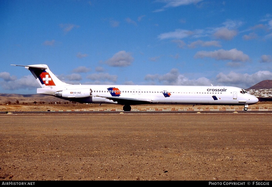 Aircraft Photo of HB-INZ | McDonnell Douglas MD-83 (DC-9-83) | Crossair | AirHistory.net #66554