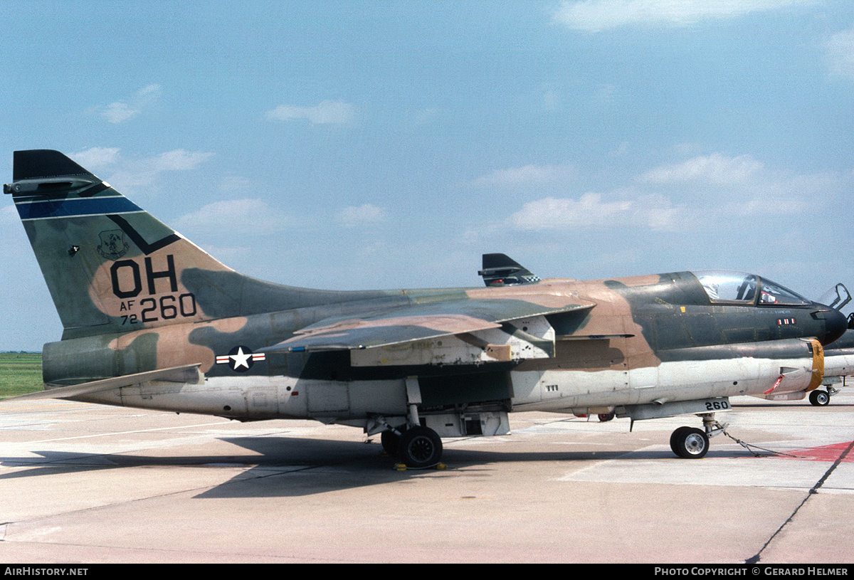Aircraft Photo of 72-0260 / AF72-260 | LTV A-7D Corsair II | USA - Air Force | AirHistory.net #66576