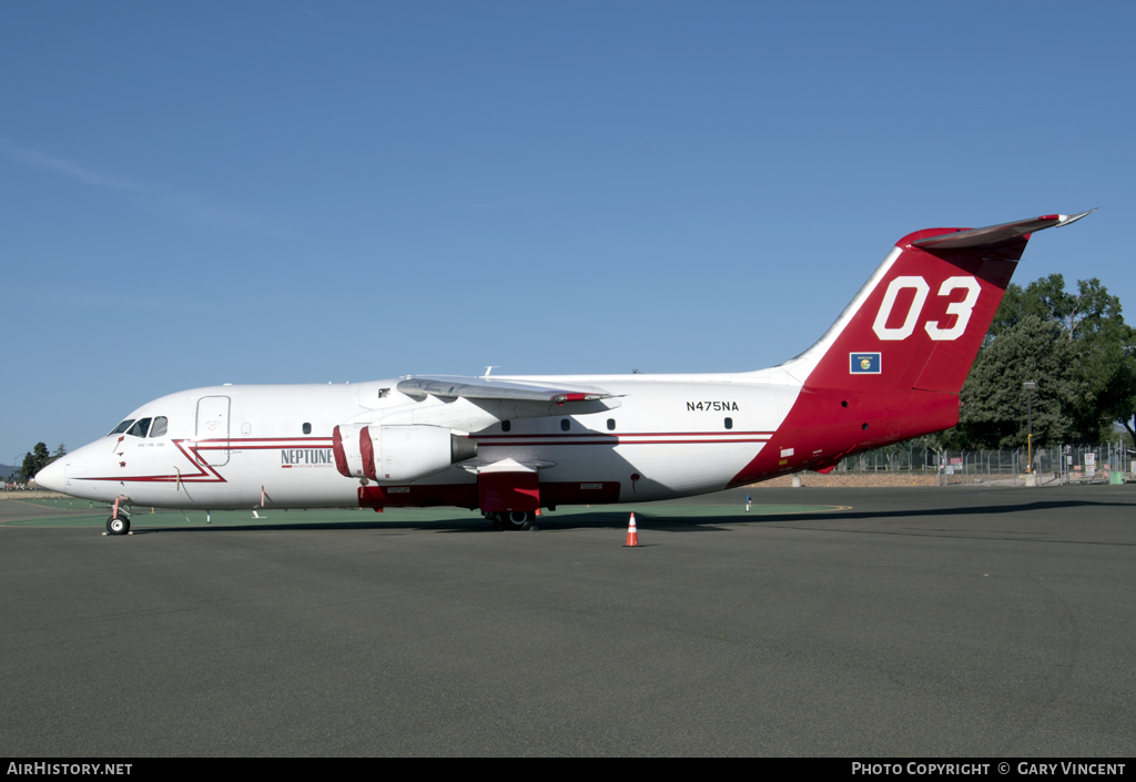 Aircraft Photo of N475NA | British Aerospace BAe-146-200/AT | Neptune Aviation Services | AirHistory.net #66587