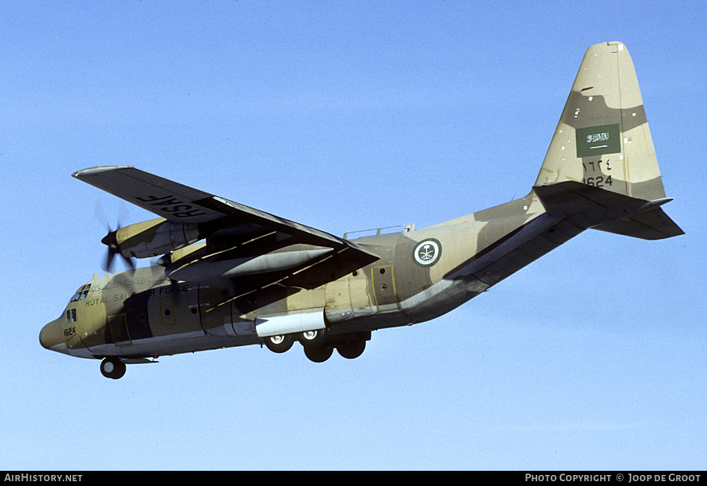 Aircraft Photo of 1624 | Lockheed C-130H Hercules | Saudi Arabia - Air Force | AirHistory.net #66600