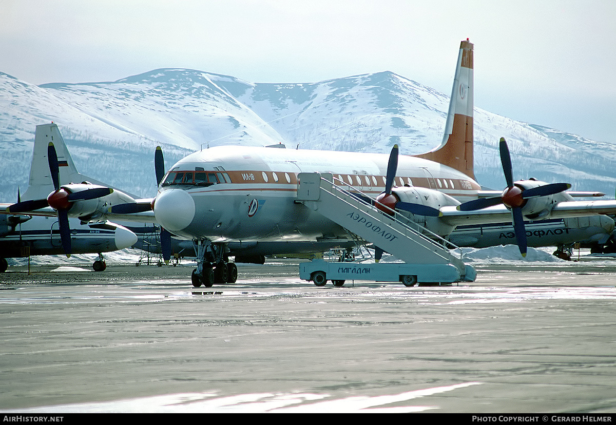 Aircraft Photo of RA-74268 | Ilyushin Il-18D | Domodedovo CAPA | AirHistory.net #66606