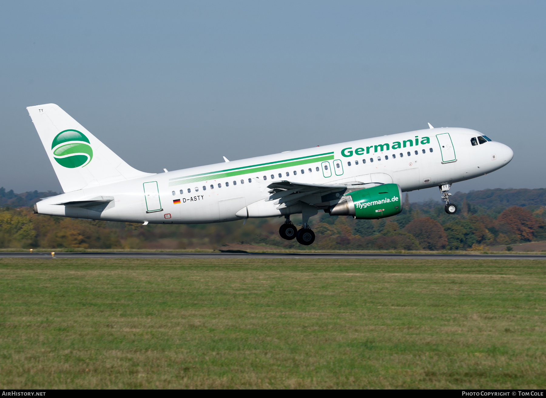 Aircraft Photo of D-ASTY | Airbus A319-112 | Germania | AirHistory.net #66615
