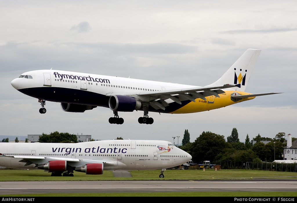 Aircraft Photo of G-OJMR | Airbus A300B4-605R | Monarch Airlines | AirHistory.net #66618