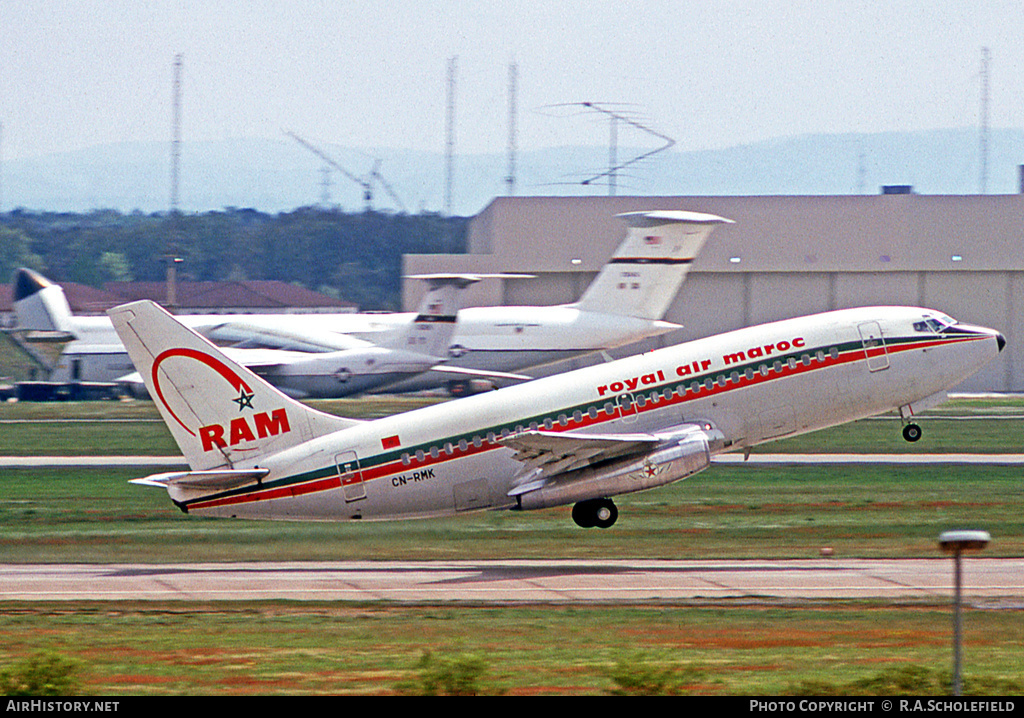 Aircraft Photo of CN-RMK | Boeing 737-2B6/Adv | Royal Air Maroc - RAM | AirHistory.net #66623