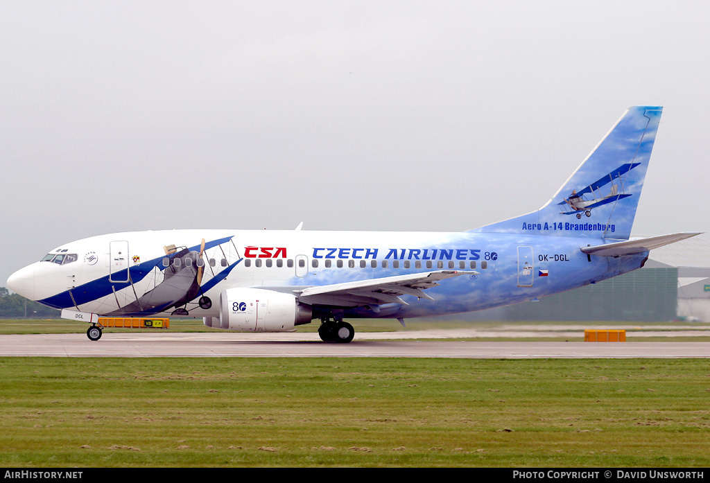 Aircraft Photo of OK-DGL | Boeing 737-55S | ČSA - Czech Airlines | AirHistory.net #66672