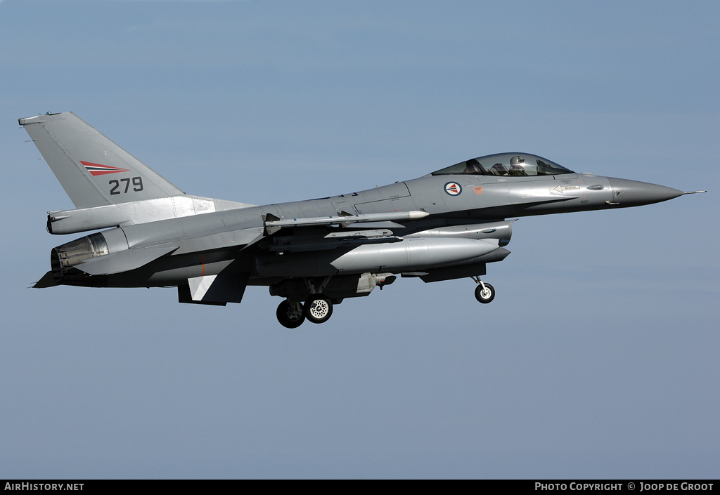 Aircraft Photo of 279 | General Dynamics F-16AM Fighting Falcon | Norway - Air Force | AirHistory.net #66702