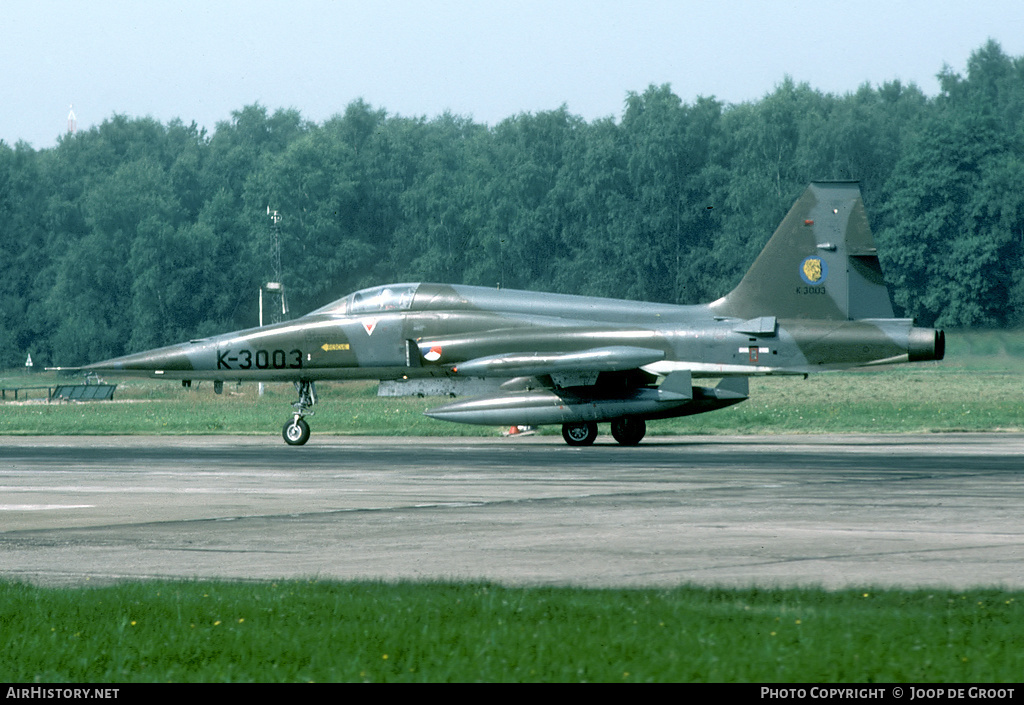 Aircraft Photo of K-3003 | Canadair NF-5A | Netherlands - Air Force | AirHistory.net #66728