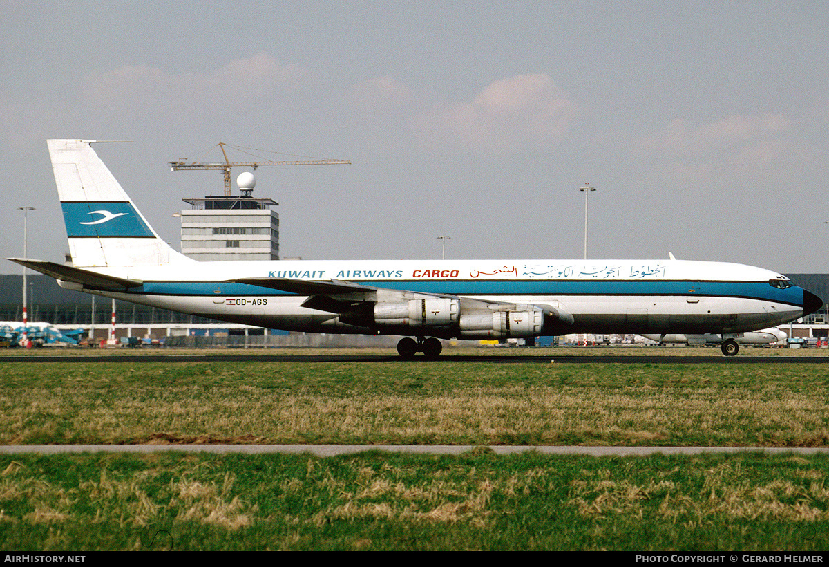 Aircraft Photo of OD-AGS | Boeing 707-331C | Kuwait Airways Cargo | AirHistory.net #66735