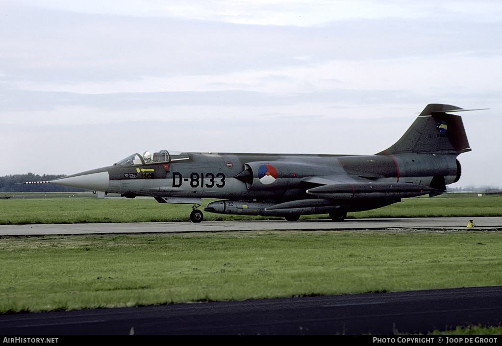 Aircraft Photo of D-8133 | Lockheed RF-104G Starfighter | Netherlands - Air Force | AirHistory.net #66742