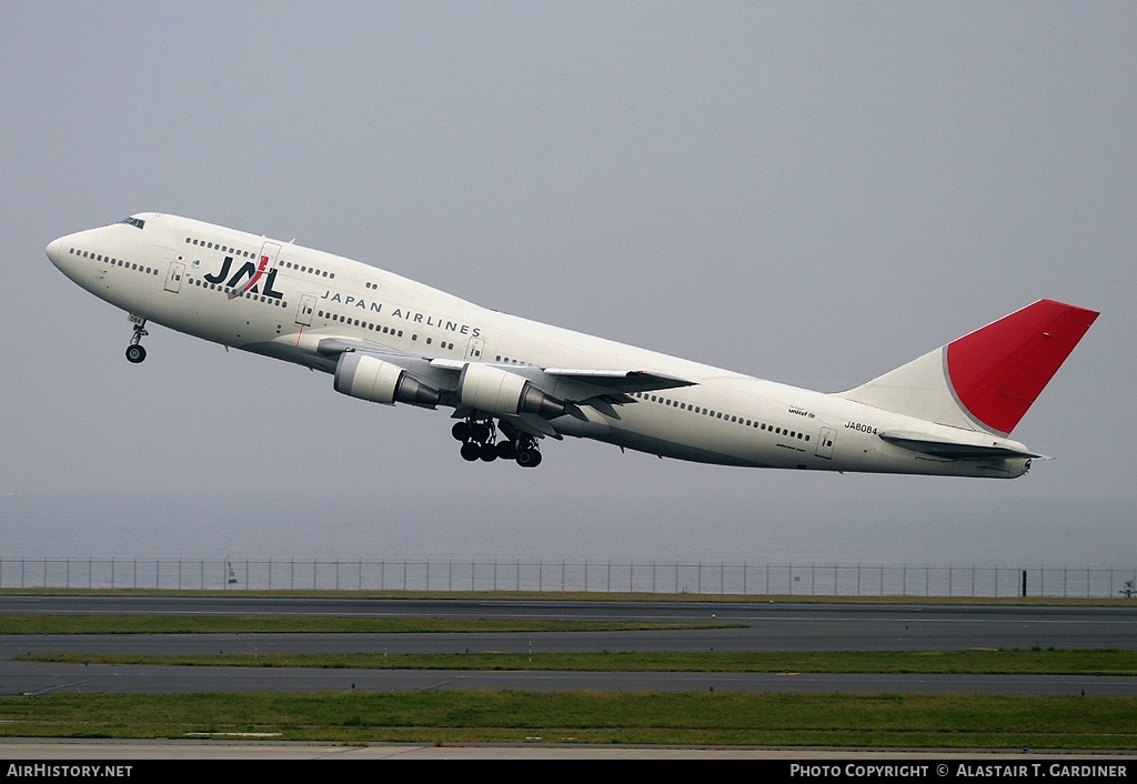 Aircraft Photo of JA8084 | Boeing 747-446D | Japan Airlines - JAL | AirHistory.net #66745
