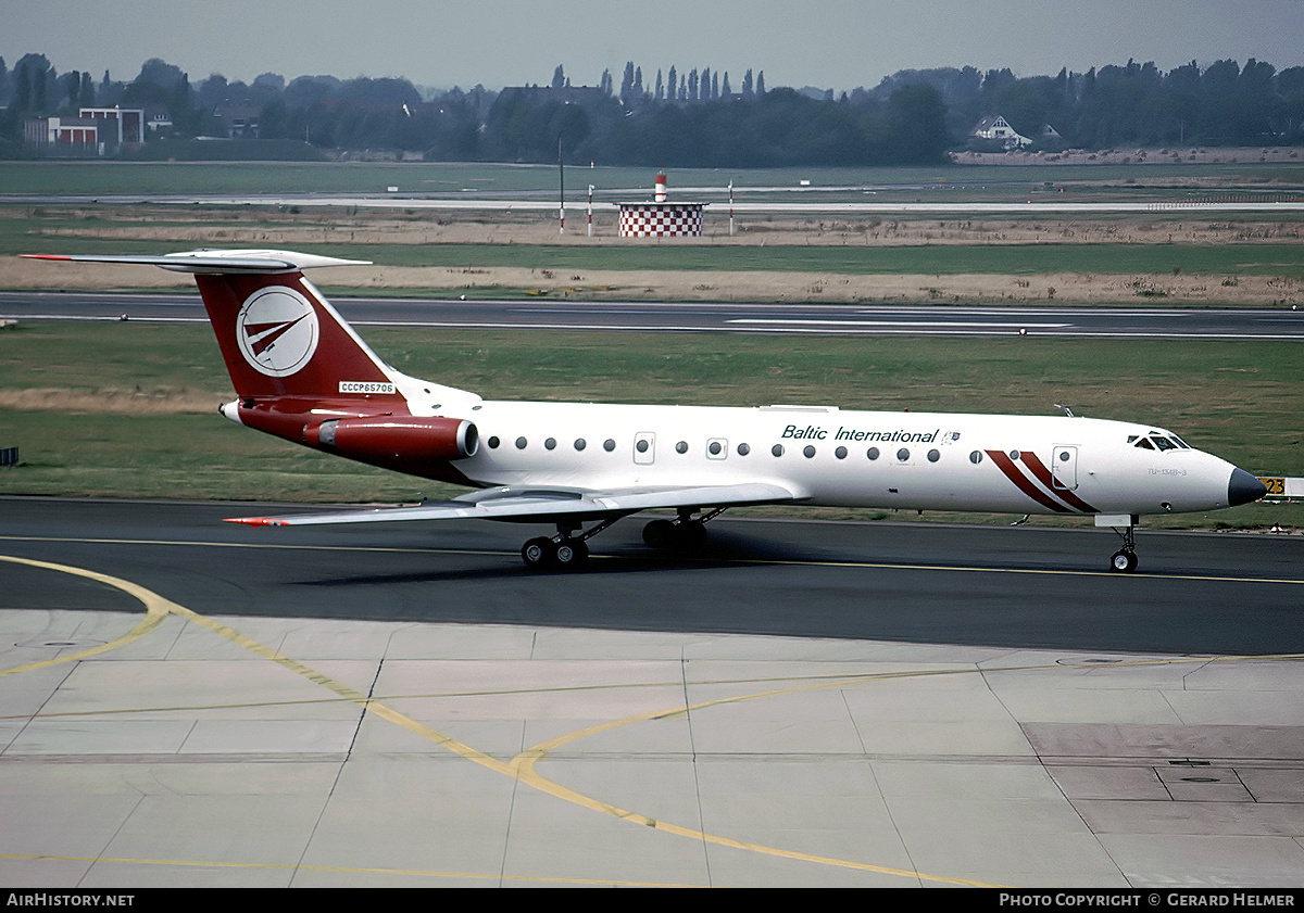 Aircraft Photo of CCCP-65706 | Tupolev Tu-134B-3 | Baltic International | AirHistory.net #66757