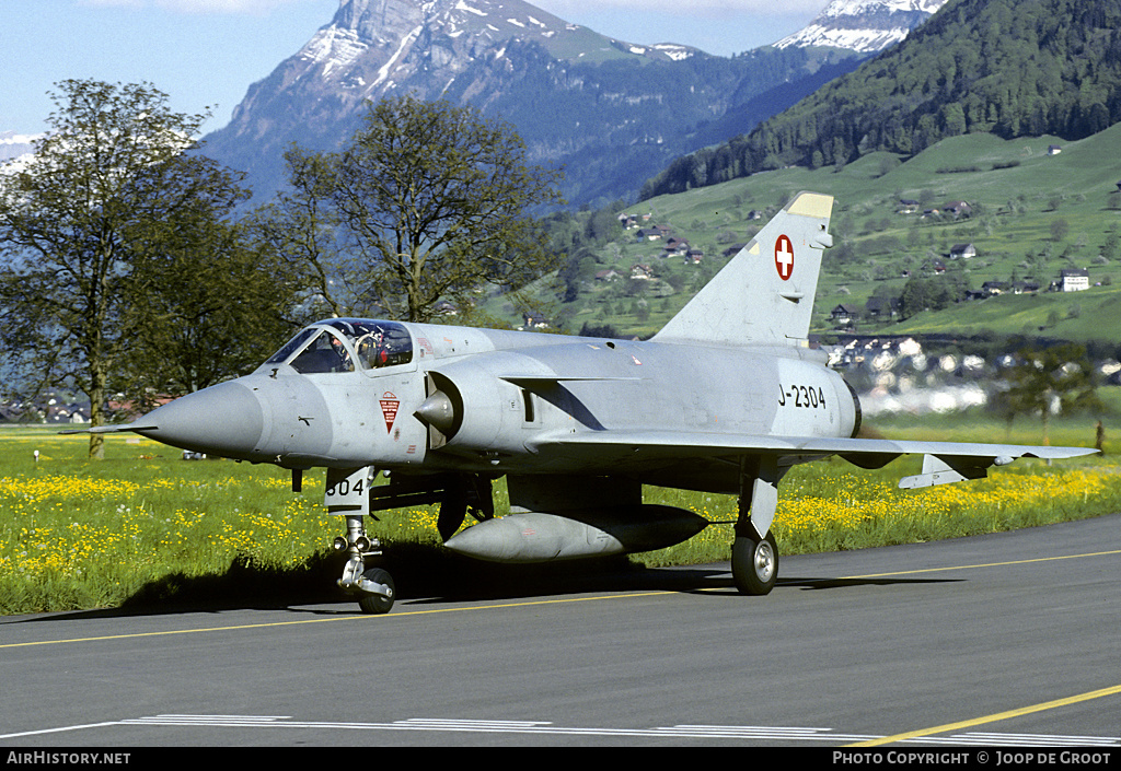 Aircraft Photo of J-2304 | Dassault Mirage IIIS | Switzerland - Air Force | AirHistory.net #66761