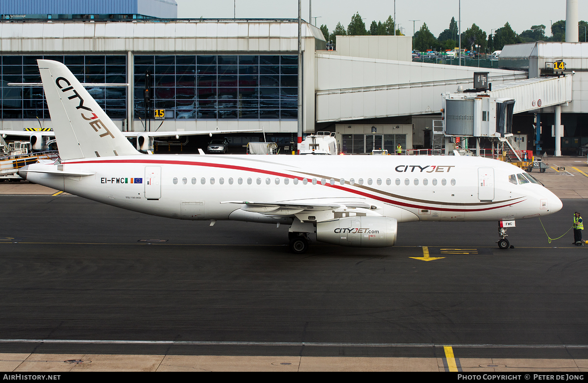 Aircraft Photo of EI-FWC | Sukhoi SSJ-100-95B Superjet 100 (RRJ-95B) | CityJet | AirHistory.net #66771