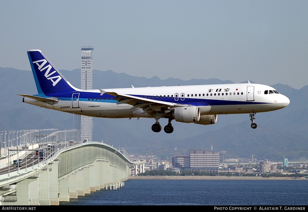 Aircraft Photo of JA8382 | Airbus A320-211 | All Nippon Airways - ANA | AirHistory.net #66773