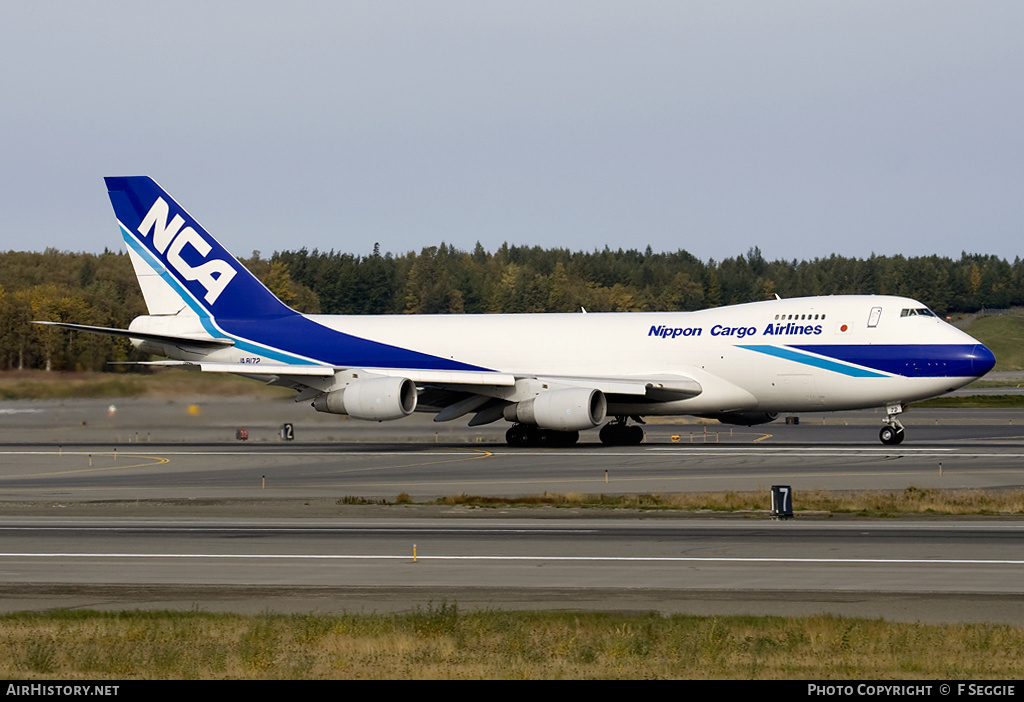 Aircraft Photo of JA8172 | Boeing 747-281F/SCD | Nippon Cargo Airlines - NCA | AirHistory.net #66778