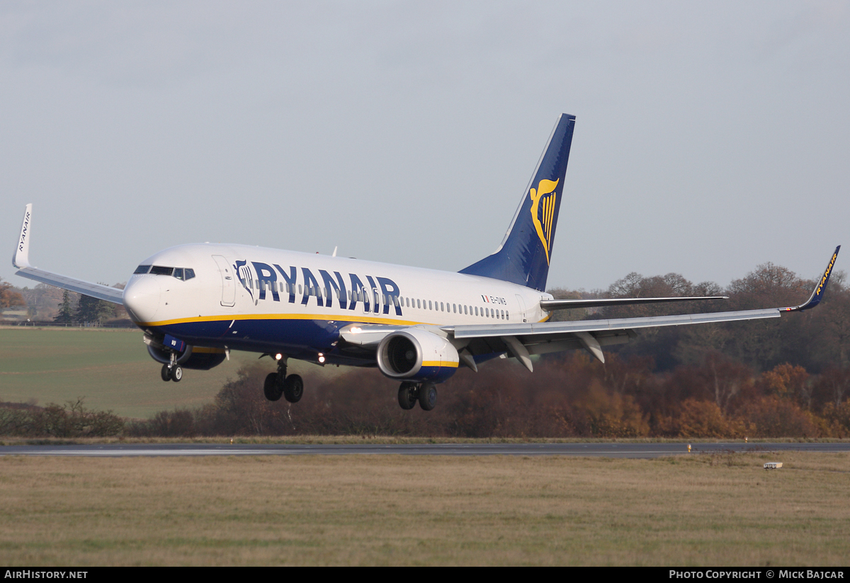 Aircraft Photo of EI-DWB | Boeing 737-8AS | Ryanair | AirHistory.net #66779