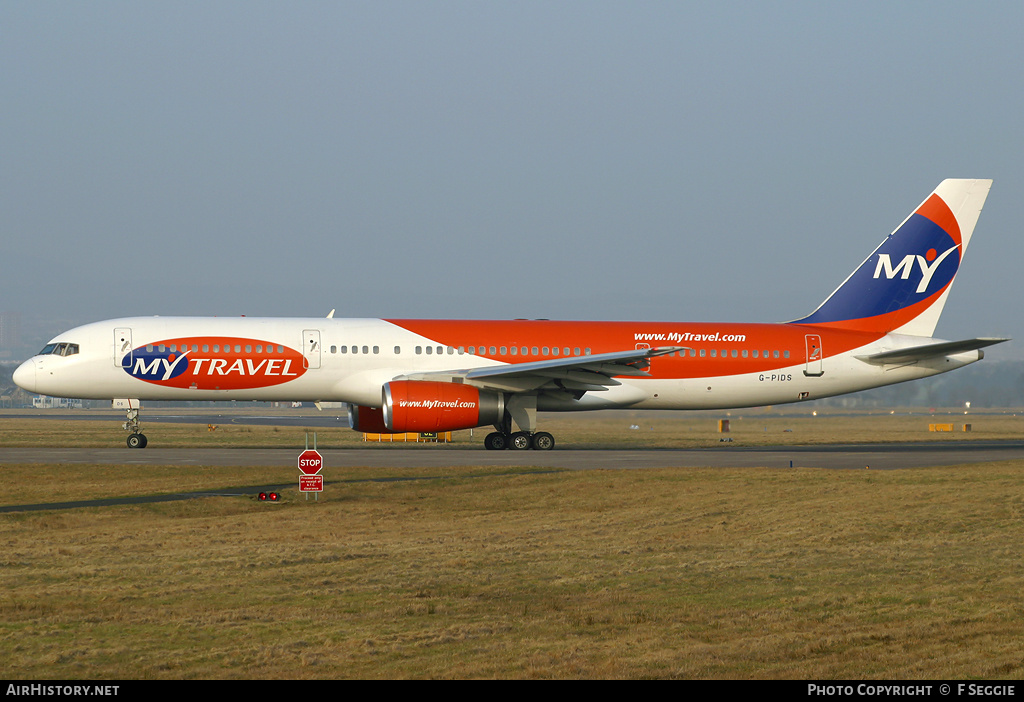 Aircraft Photo of G-PIDS | Boeing 757-225 | MyTravel Airways | AirHistory.net #66784