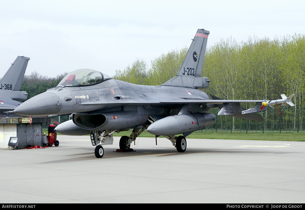 Aircraft Photo of J-202 | General Dynamics F-16AM Fighting Falcon | Netherlands - Air Force | AirHistory.net #66803