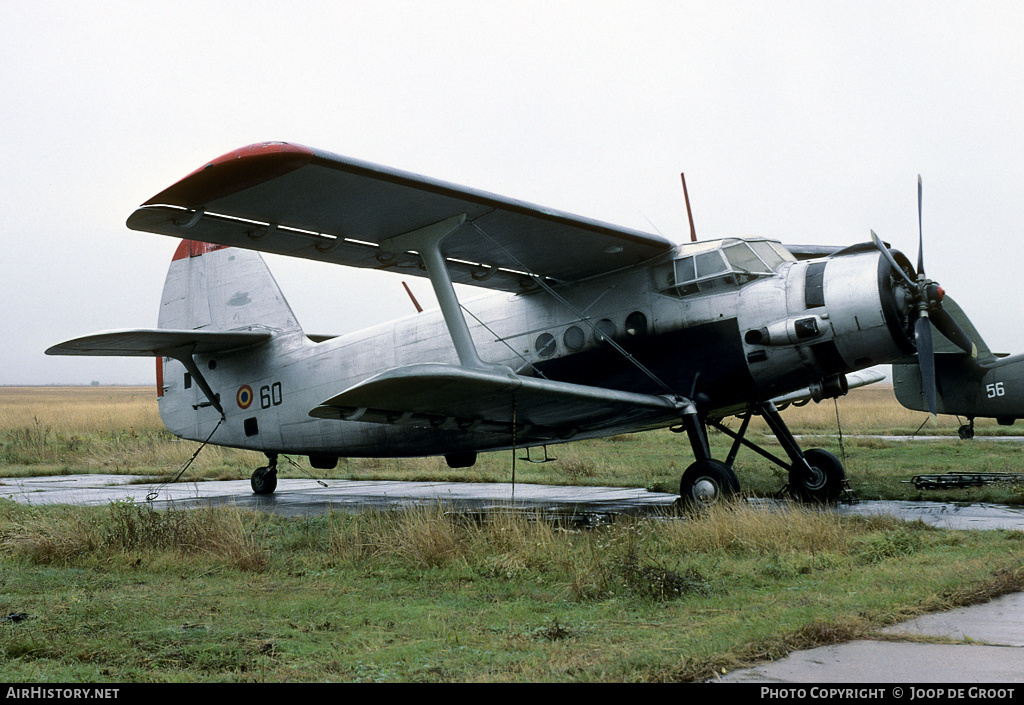 Aircraft Photo of 60 | Antonov An-2T | Romania - Air Force | AirHistory.net #66825
