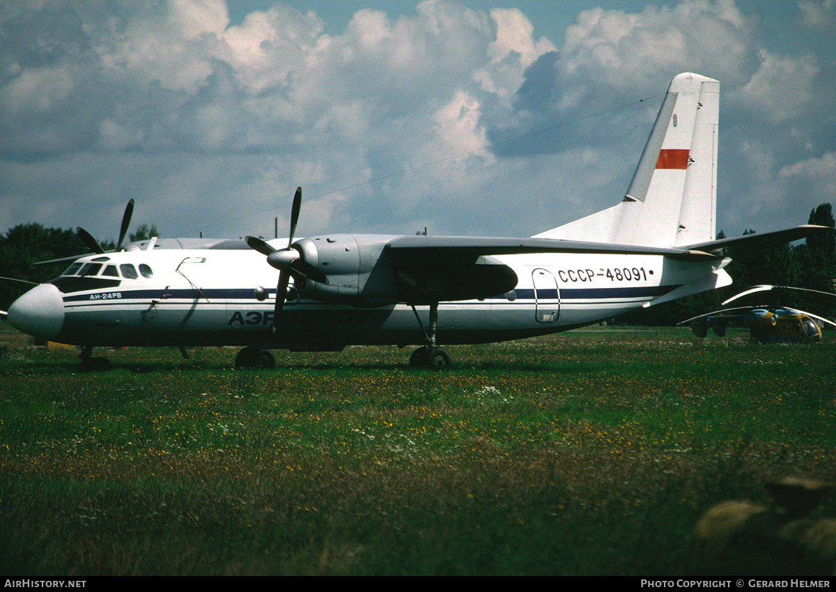 Aircraft Photo of CCCP-48091 | Antonov An-24RV | Aeroflot | AirHistory.net #66826