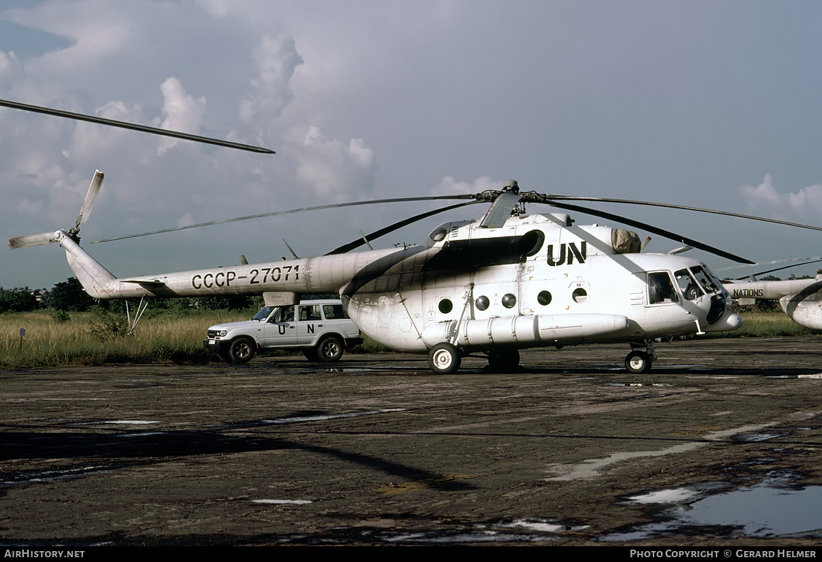 Aircraft Photo of CCCP-27071 | Mil Mi-8MTV-1 | United Nations | AirHistory.net #66831