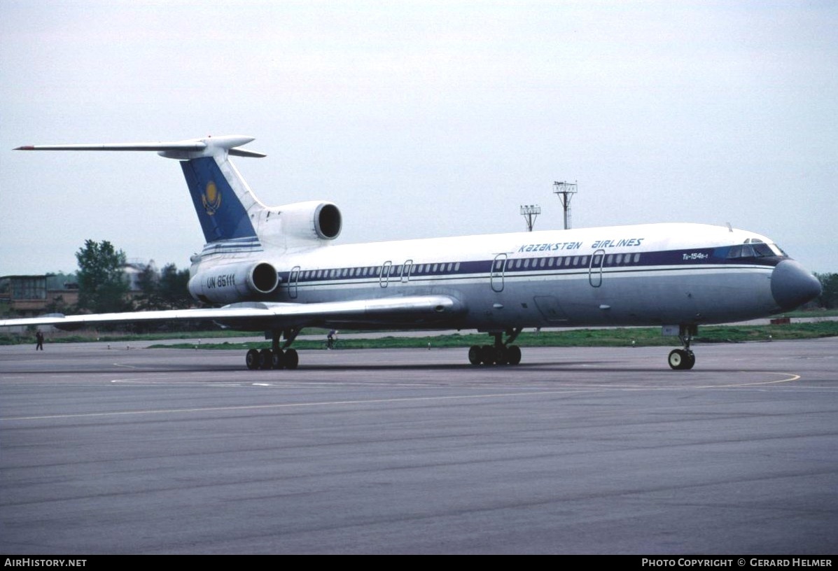 Aircraft Photo of UN-85111 | Tupolev Tu-154B-1 | Kazakhstan Airlines | AirHistory.net #66836