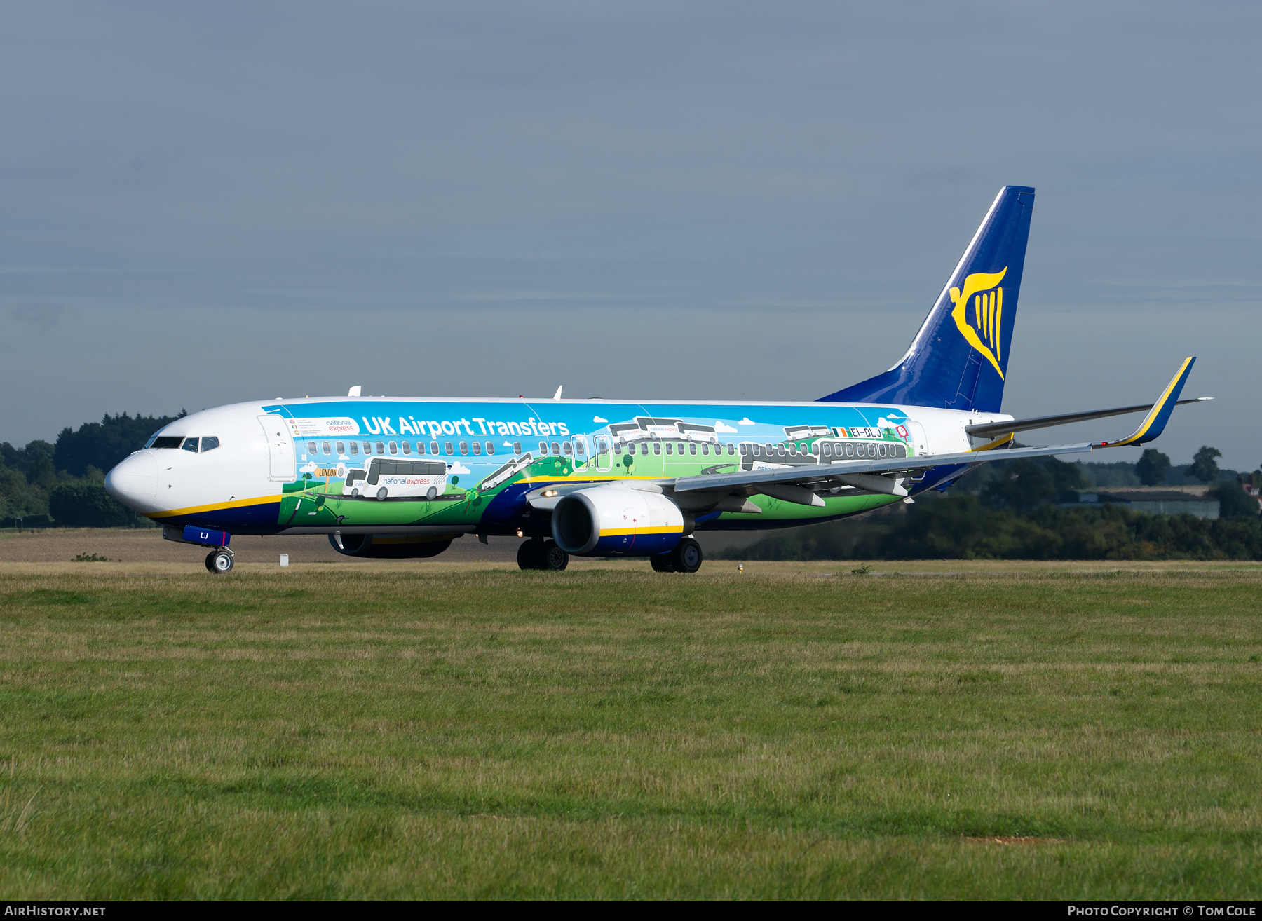 Aircraft Photo of EI-DLJ | Boeing 737-8AS | Ryanair | AirHistory.net #66849